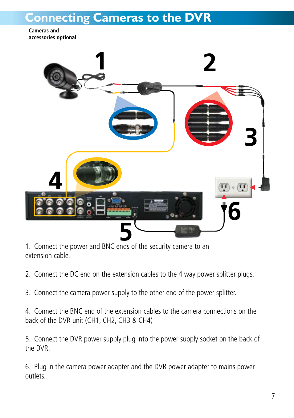 Swann DVR8-2500 User Manual | Page 7 / 44