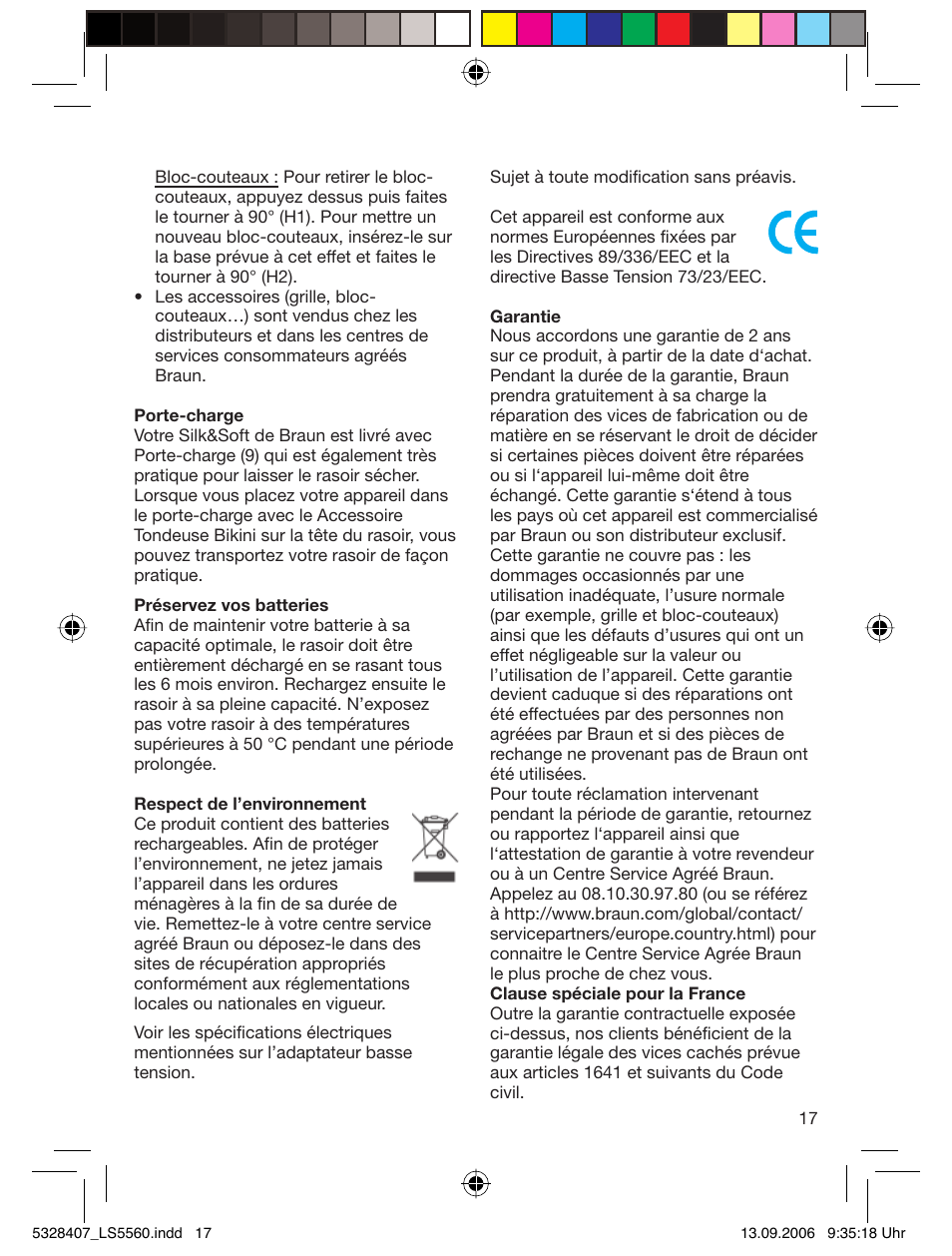 Braun LS 5560 User Manual | Page 16 / 88