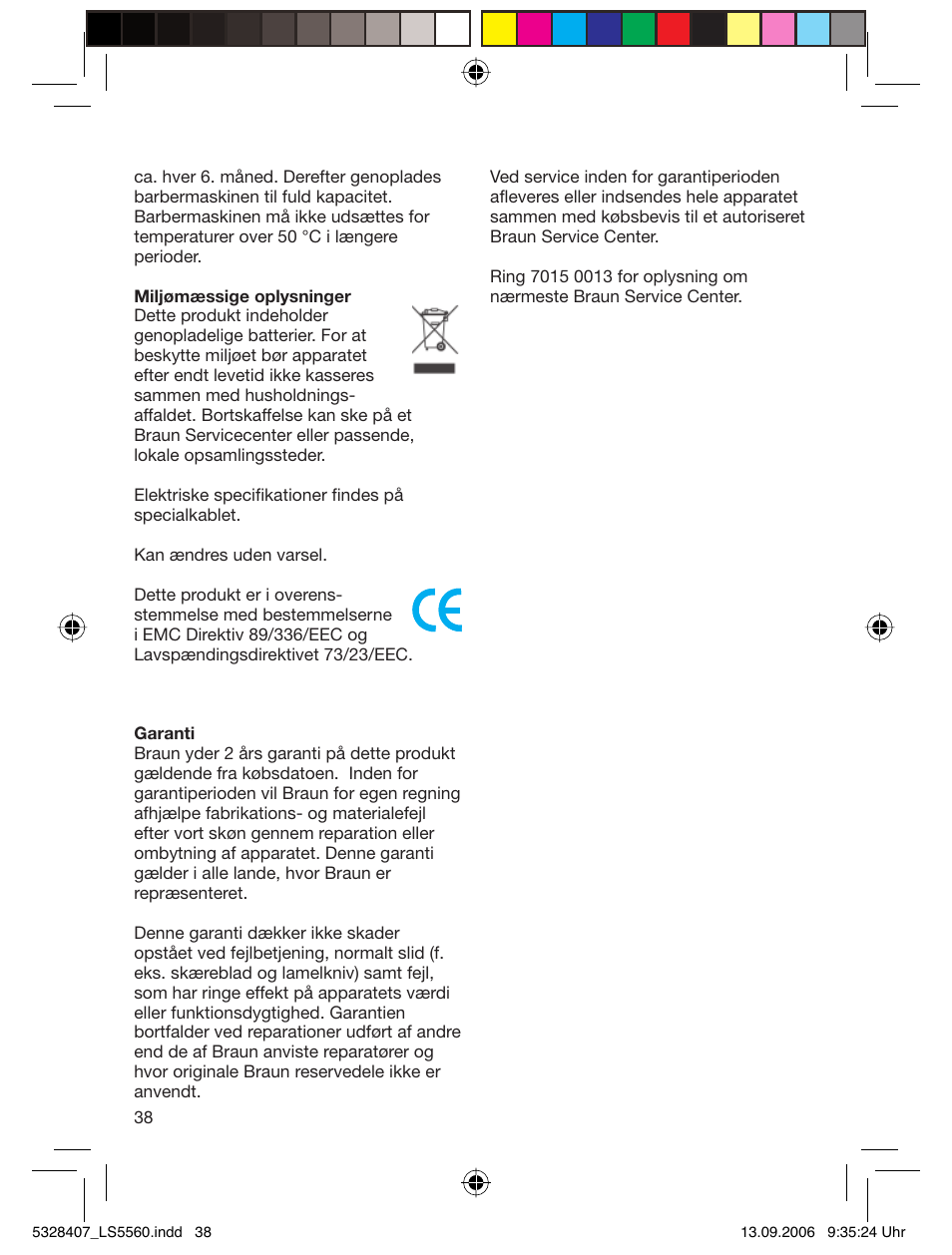 Braun LS 5560 User Manual | Page 37 / 88