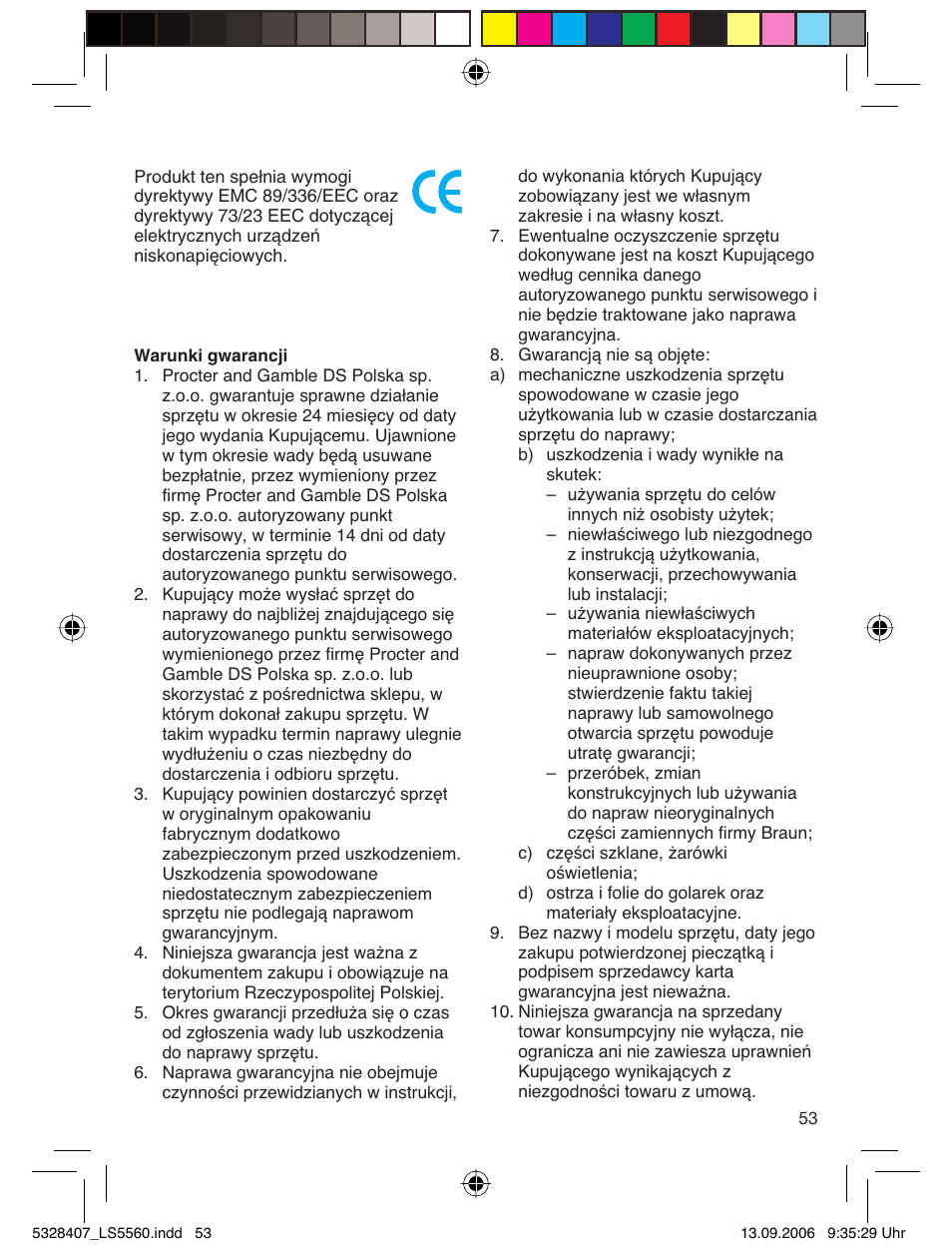 Braun LS 5560 User Manual | Page 52 / 88