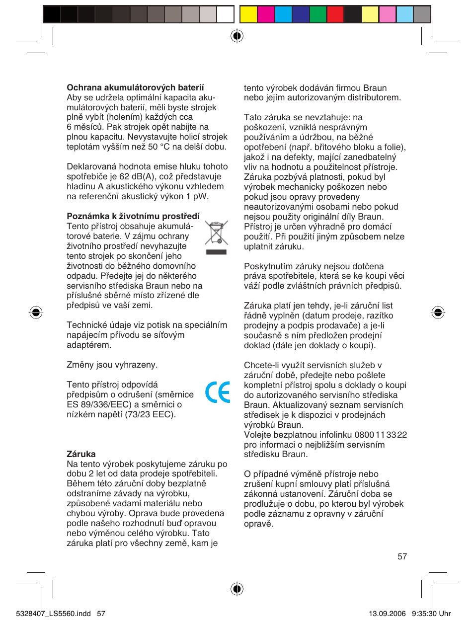 Braun LS 5560 User Manual | Page 56 / 88