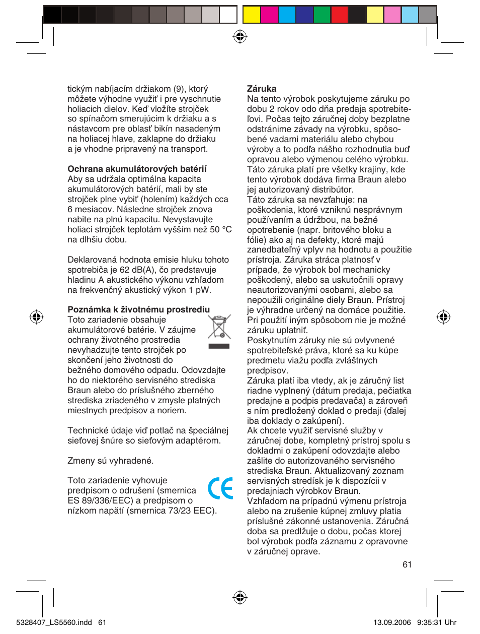 Braun LS 5560 User Manual | Page 60 / 88