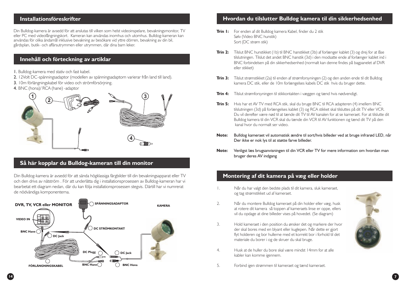 Swann Bulldog Cam SW244-X6C User Manual | Page 7 / 19
