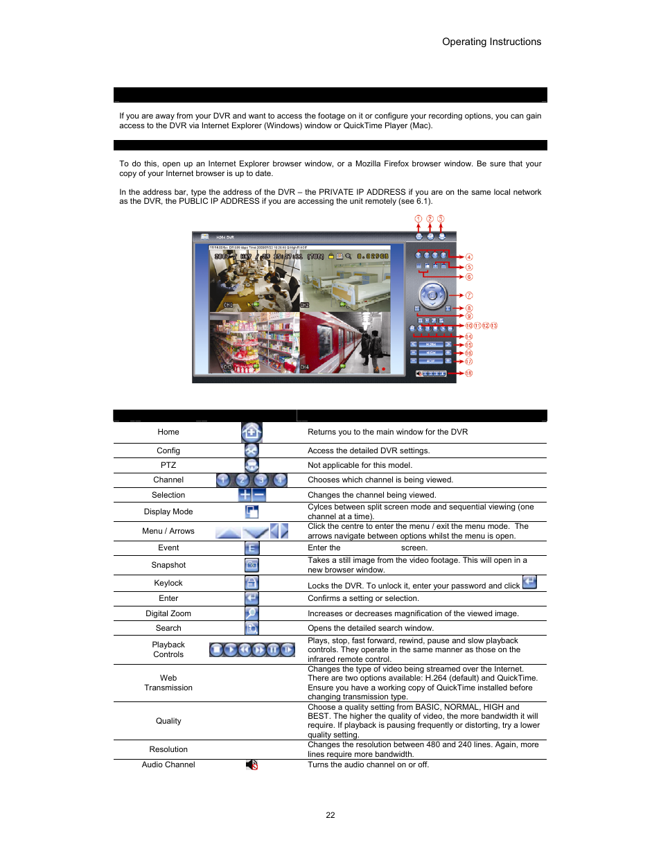 3 accessing the dvr without video viewer | Swann DVR4-5500 User Manual | Page 23 / 28