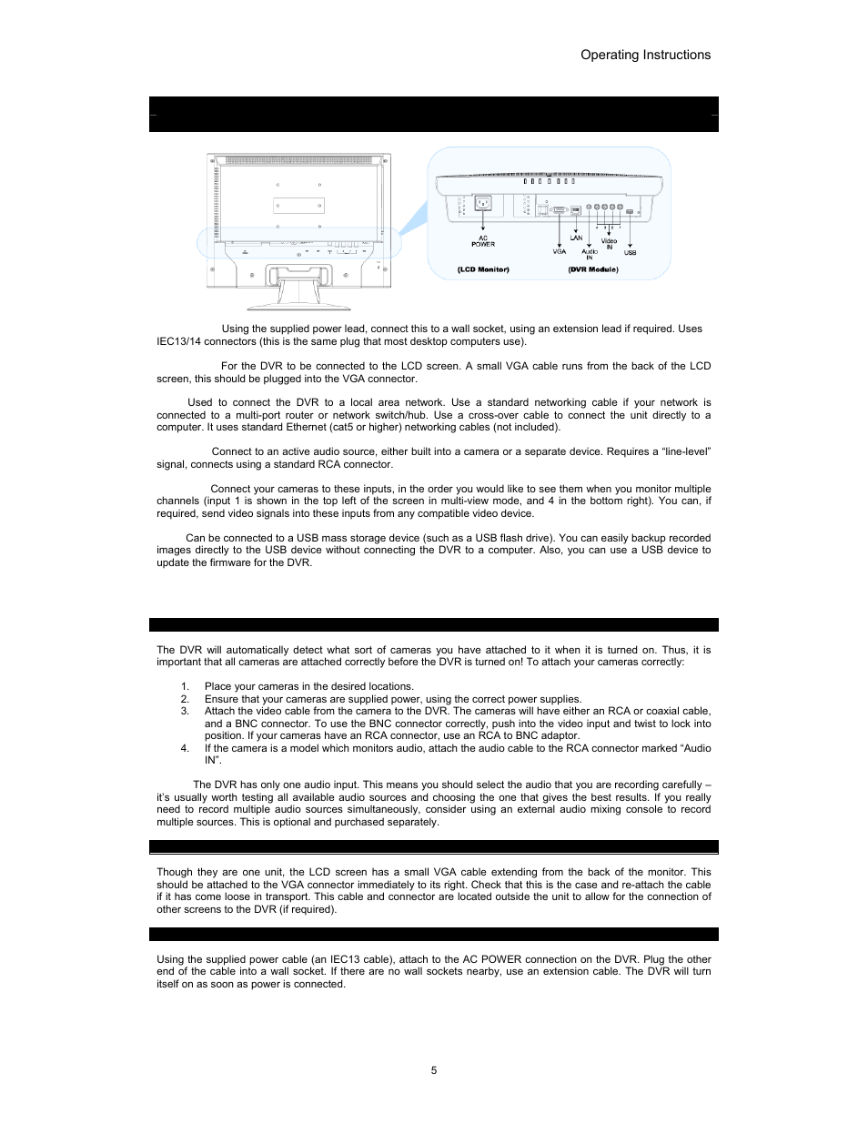 Part 1: setting up the dvr hardware | Swann DVR4-5500 User Manual | Page 6 / 28