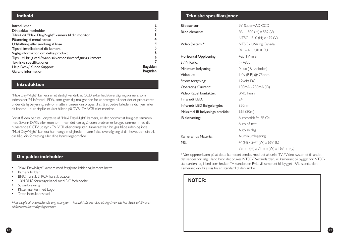 Swann SW245-SMD User Manual | Page 10 / 32