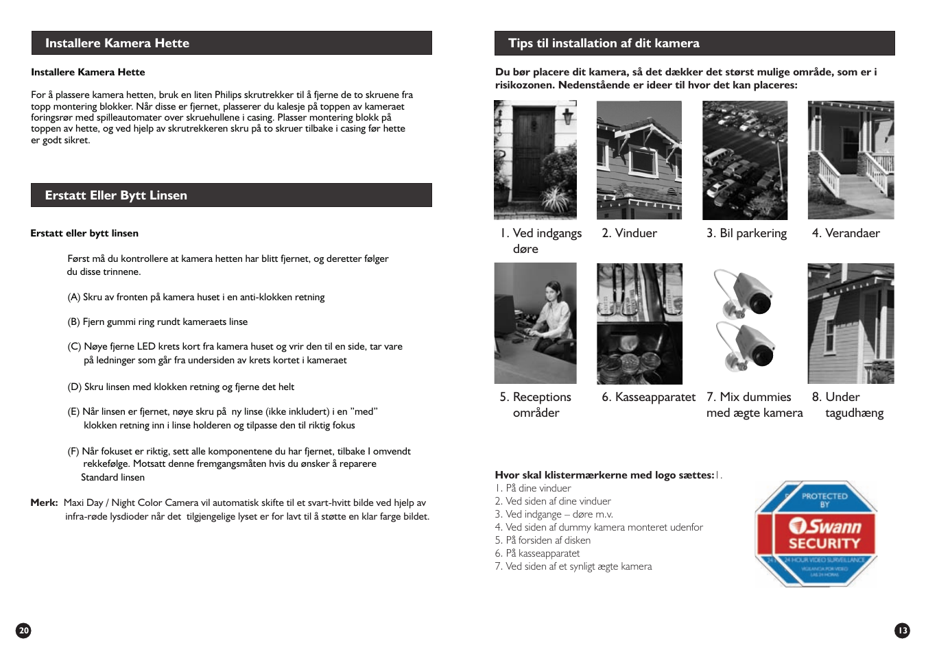 Swann SW245-SMD User Manual | Page 20 / 32