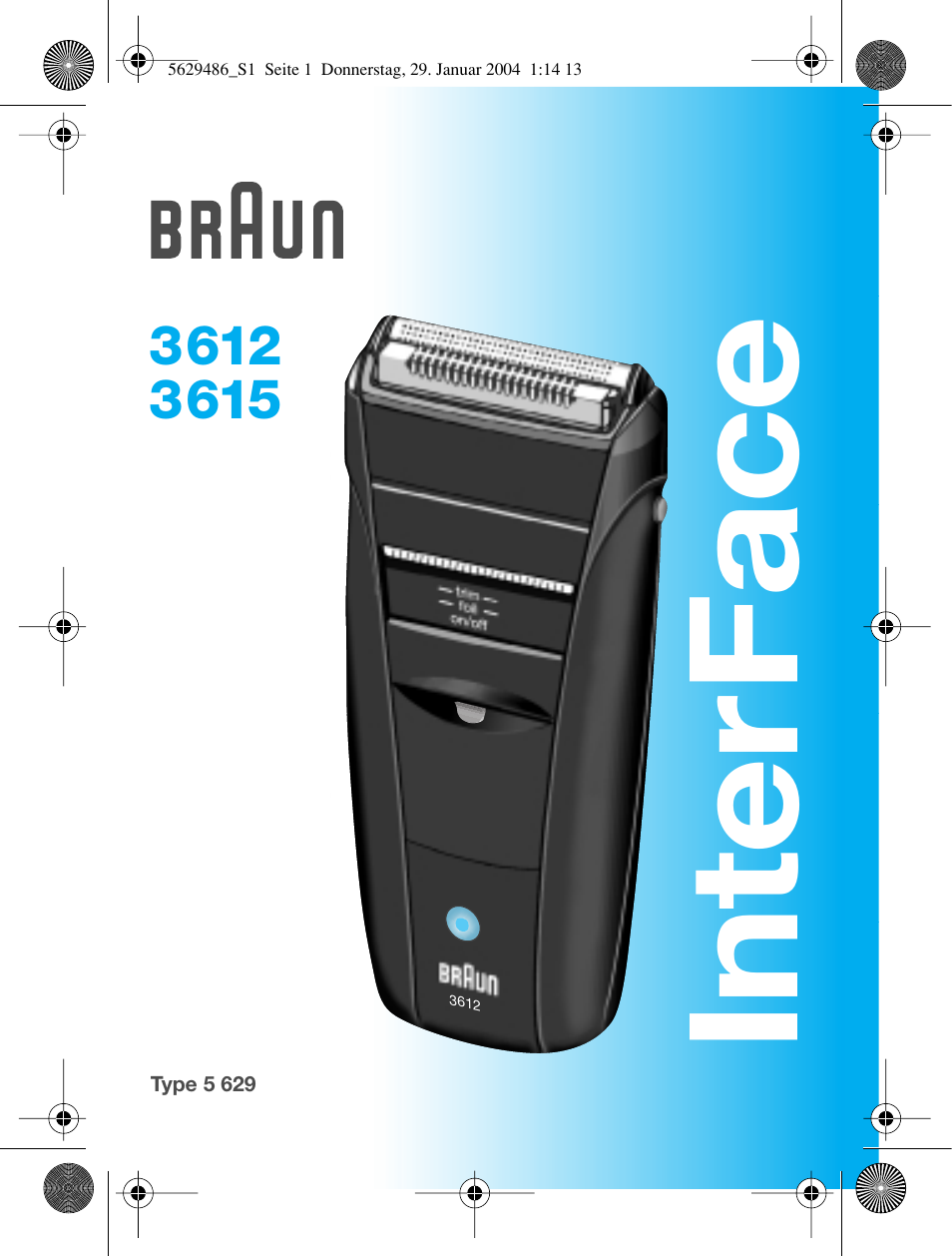 Braun 3615 User Manual | 46 pages