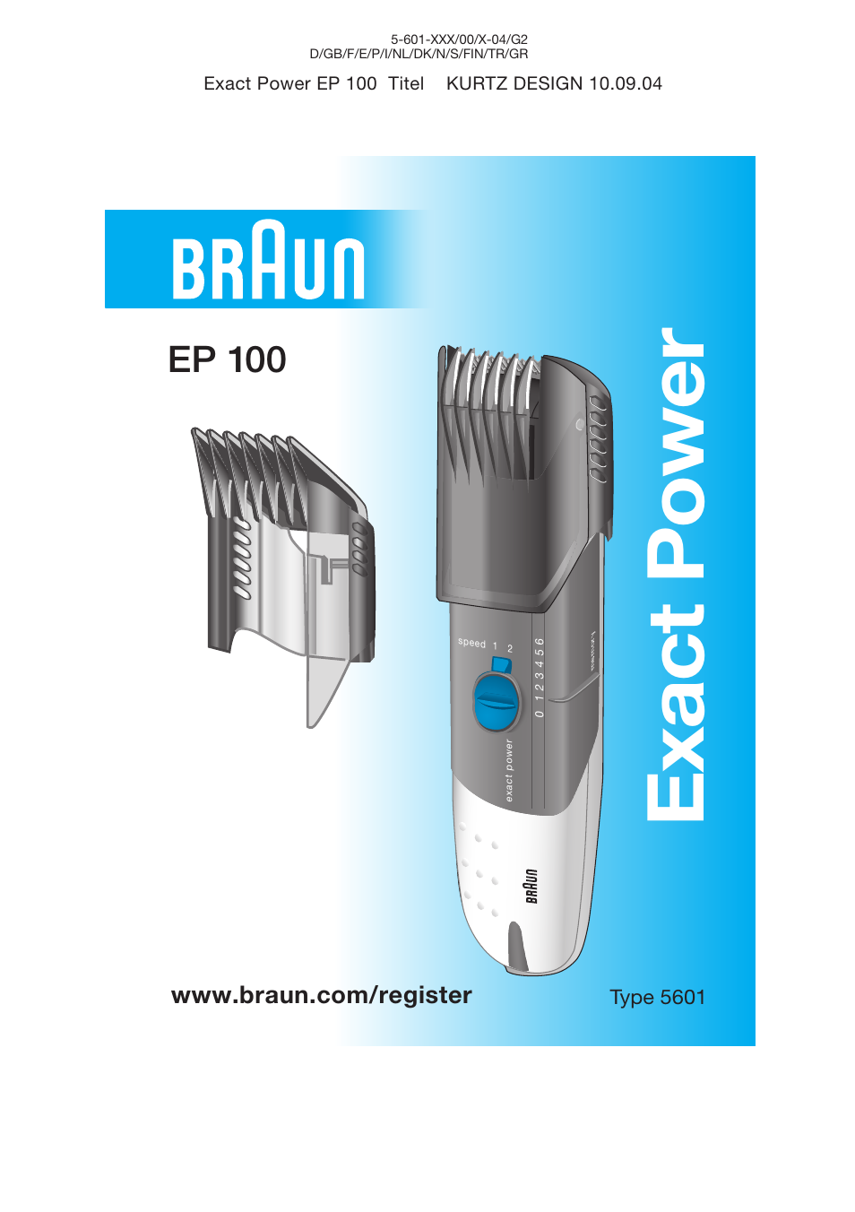 Braun 7546 User Manual | 62 pages