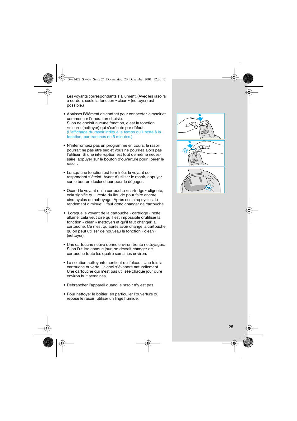 Braun 7680 User Manual | Page 25 / 38