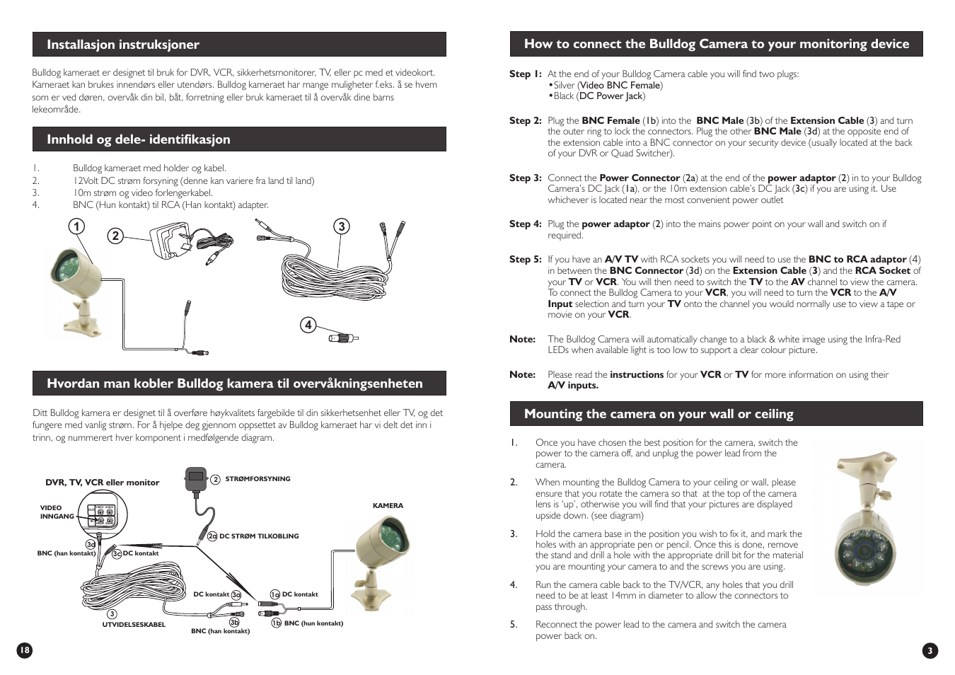 Swann Professional Security Camera User Manual | Page 3 / 4