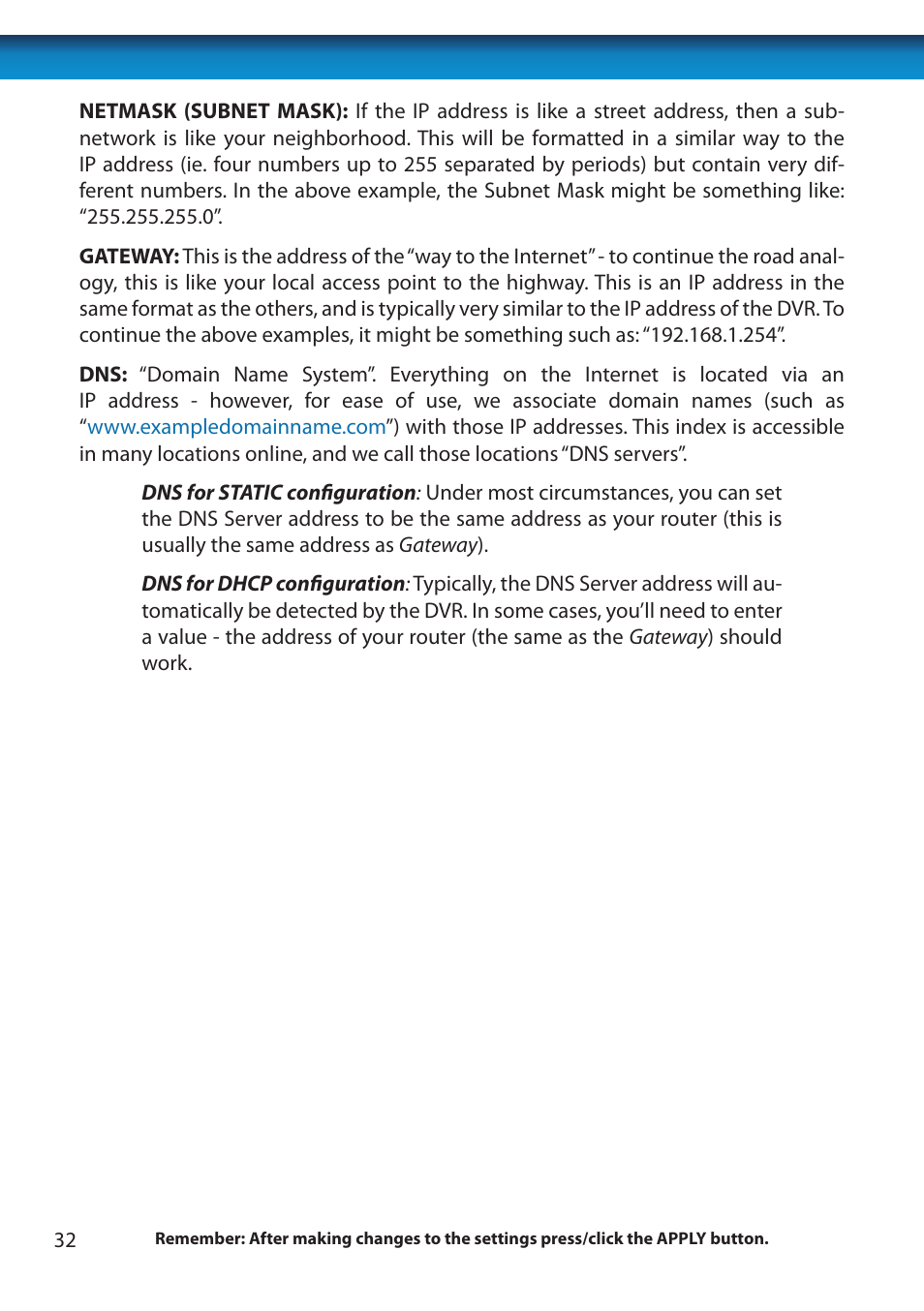 Swann 8 Channel DVR H.264 User Manual | Page 34 / 76