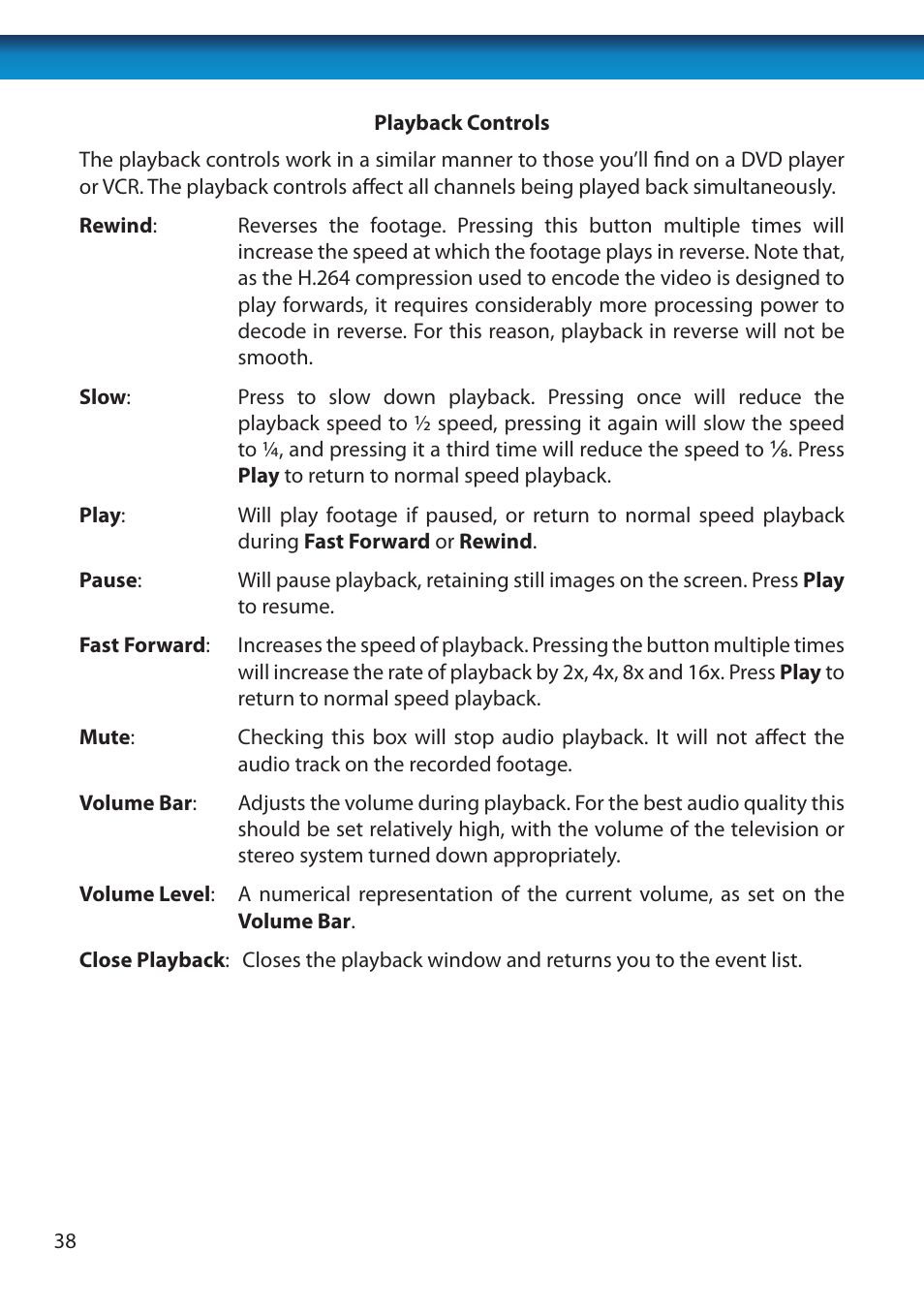 Swann 8 Channel DVR H.264 User Manual | Page 40 / 76