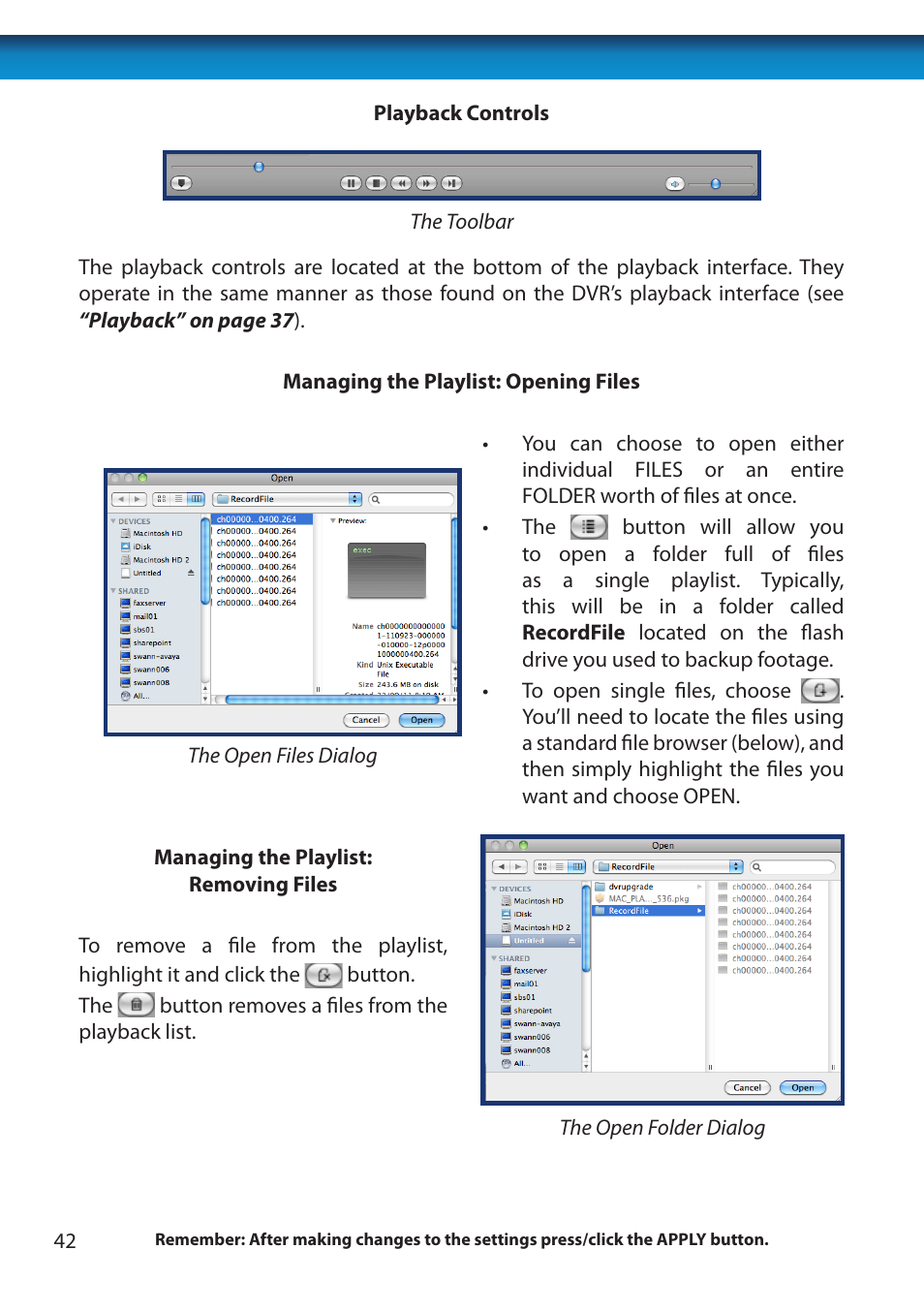 Swann 8 Channel DVR H.264 User Manual | Page 44 / 76