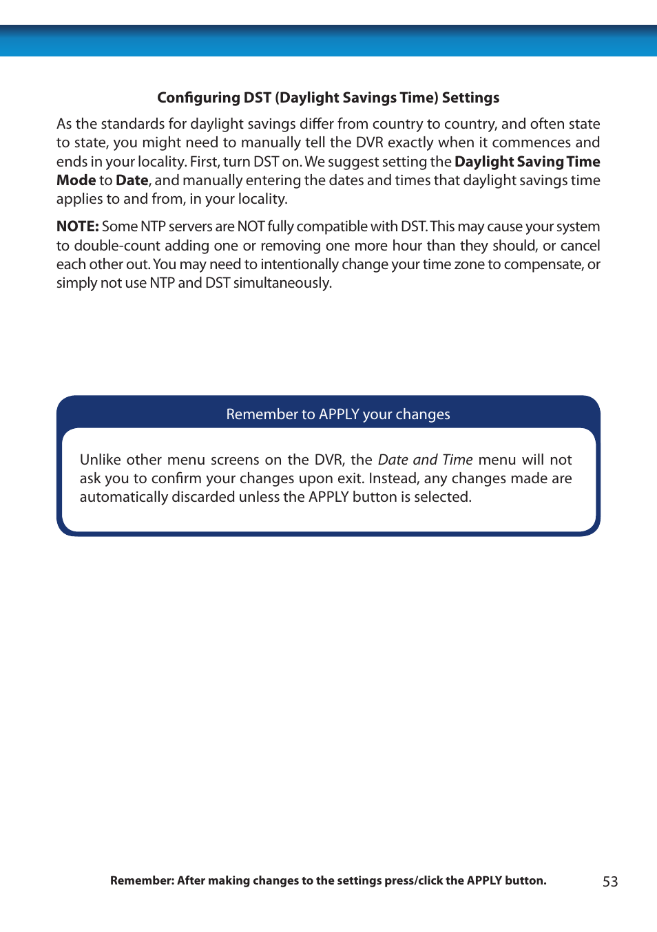 Swann 8 Channel DVR H.264 User Manual | Page 55 / 76