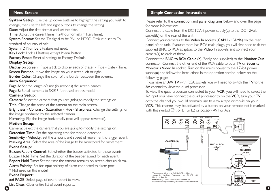 B) (a) | Swann Advanced Quad Processor User Manual | Page 3 / 4