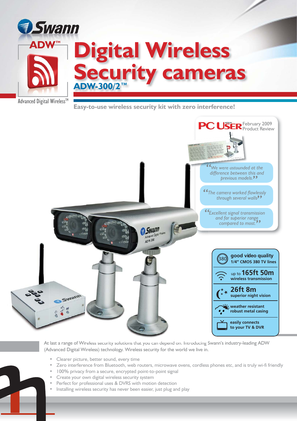 Swann ADW-300/2 User Manual | 2 pages