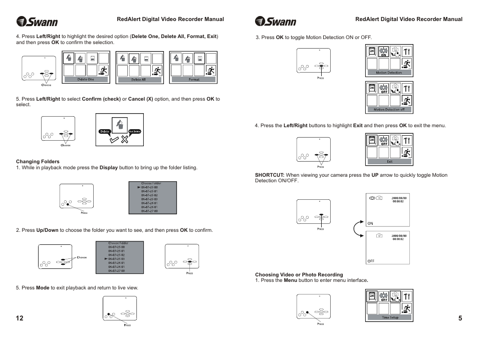 Swann RedAlert Single Channel Digital Security Recorder User Manual | Page 5 / 8