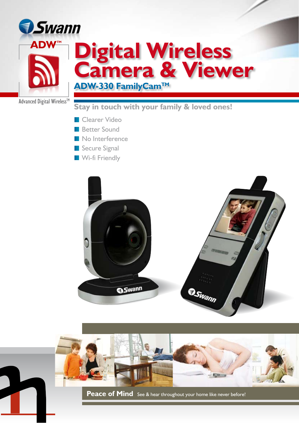 Swann FamilyCam ADW-330 User Manual | 2 pages