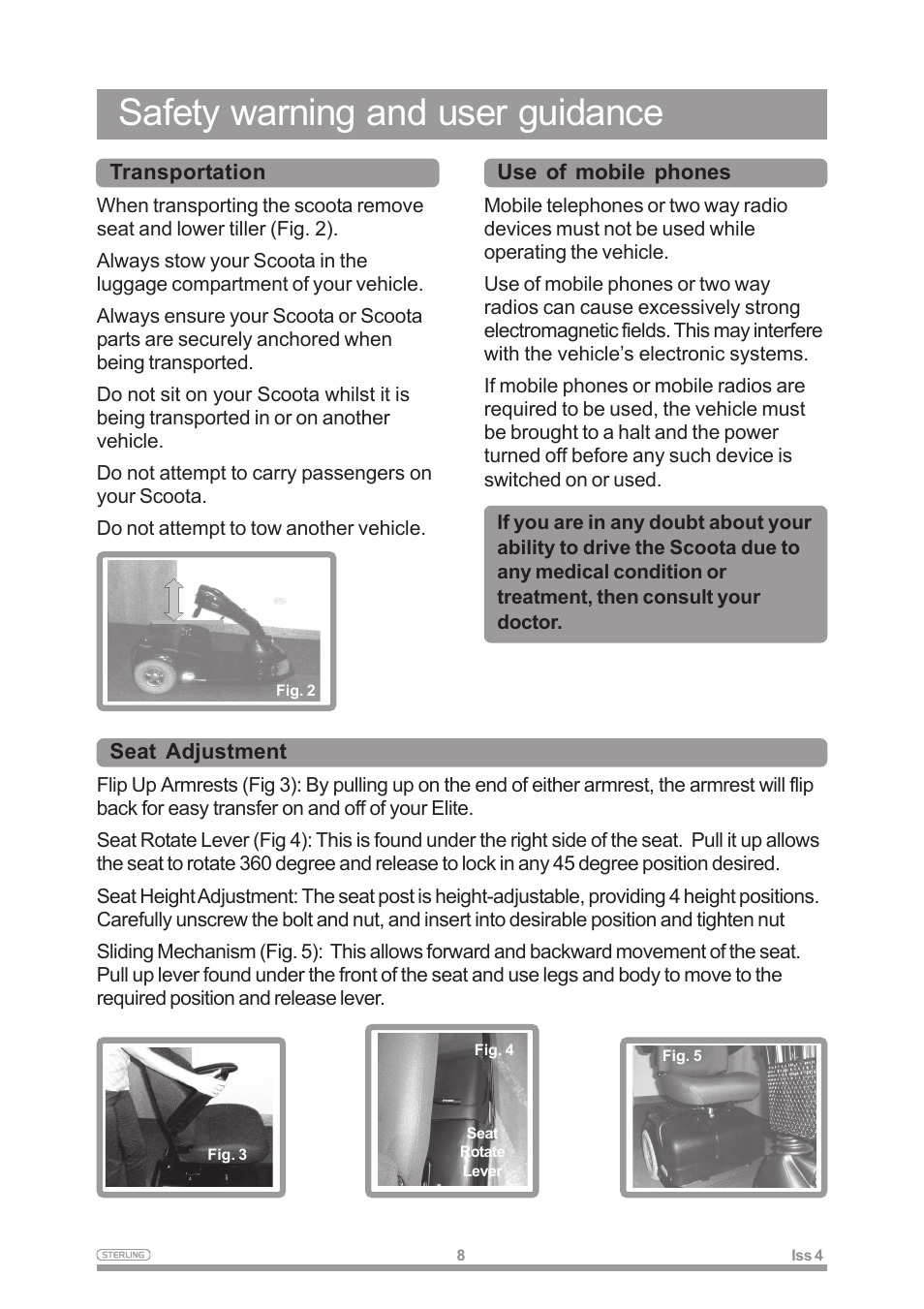Safety warning and user guidance | Sterling Power Products Elite XS User Manual | Page 12 / 30