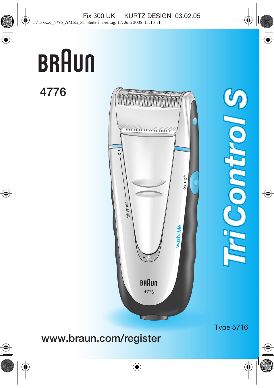 Braun 4776 User Manual | 40 pages