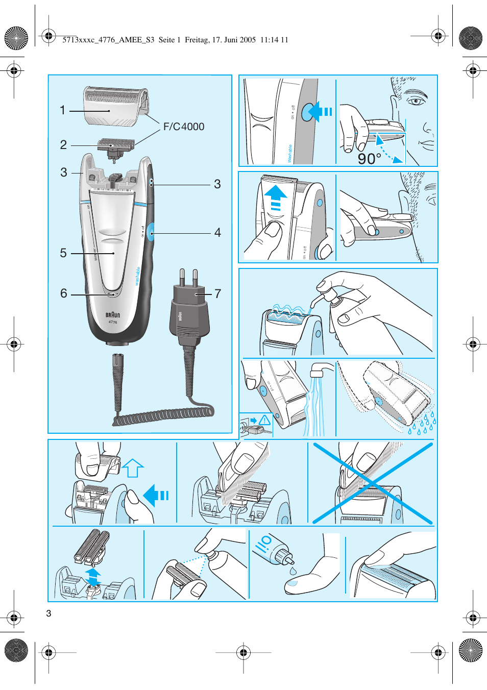 F/c4000 | Braun 4776 User Manual | Page 3 / 40