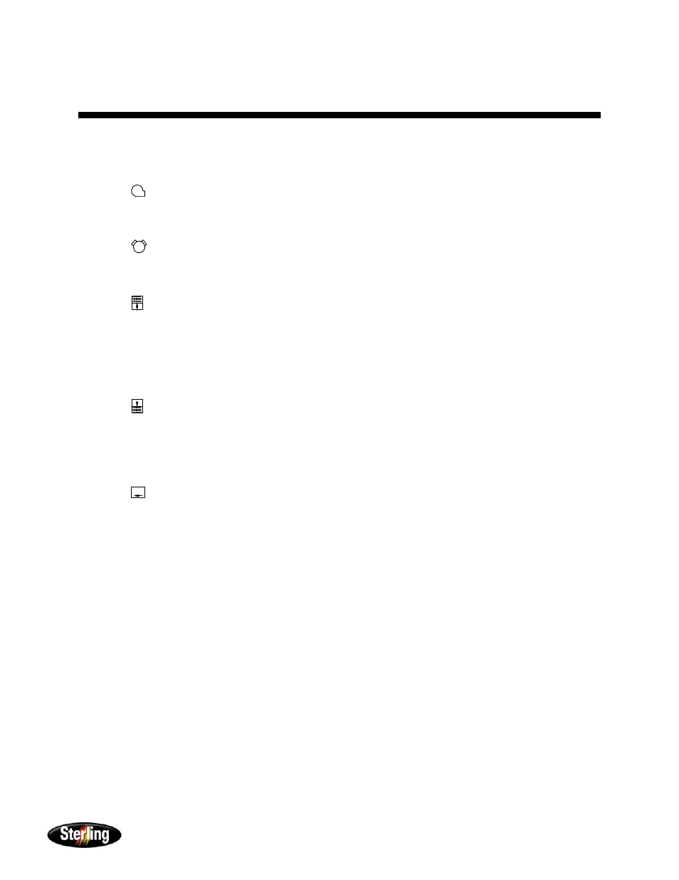 6 optional graphic panel, 1 indicator lights, 2 switches | Sterling Power Products SMC 1/2 - 1 1/2 Portable Chiller User Manual | Page 31 / 43