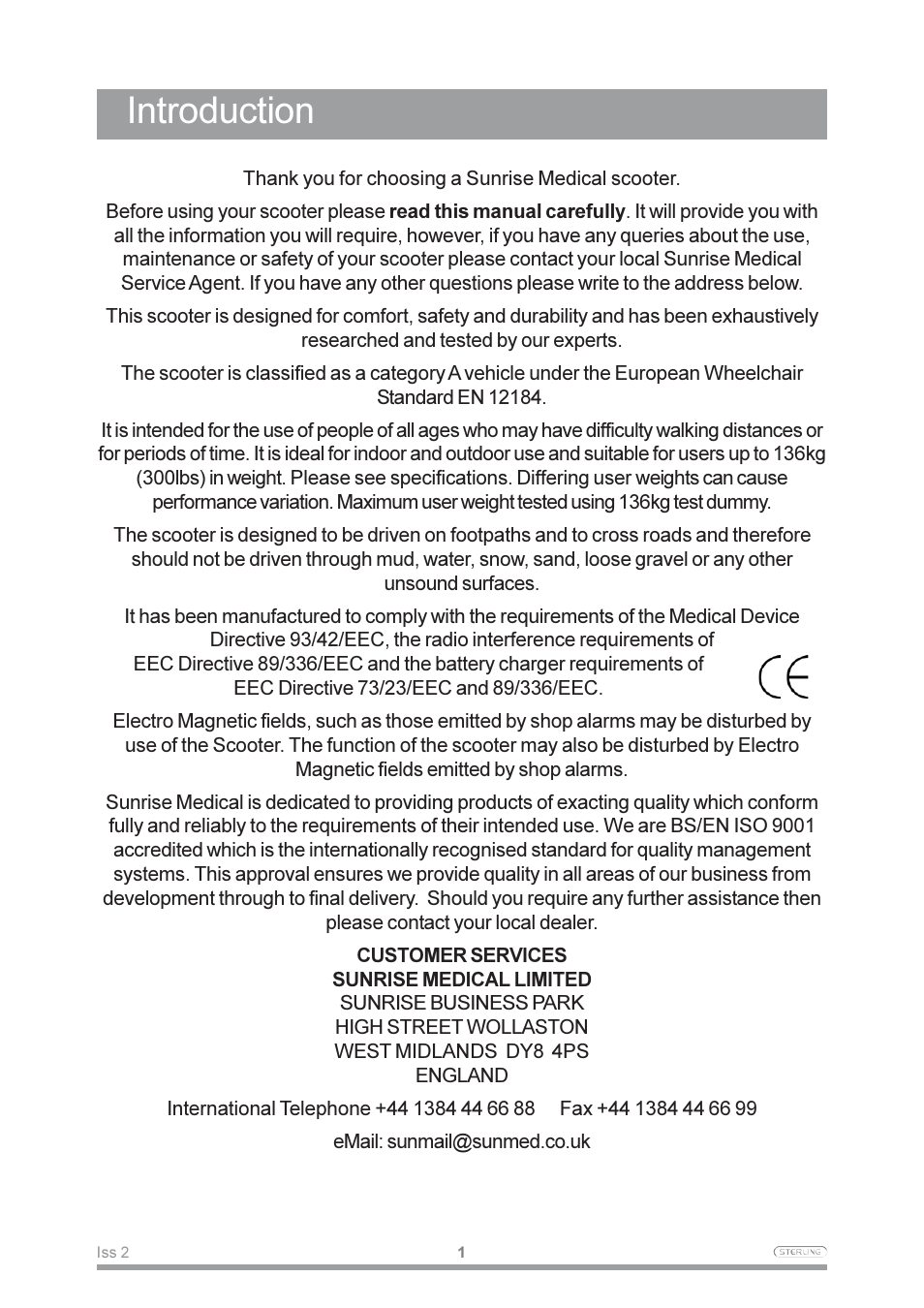 Introduction | Sterling Power Products Pearl User Manual | Page 4 / 40