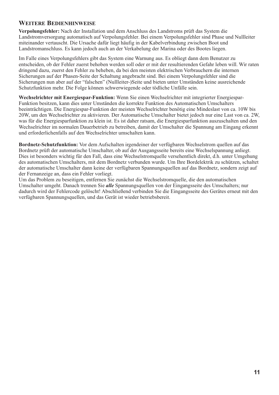Sterling Power Products AC32A User Manual | Page 11 / 12