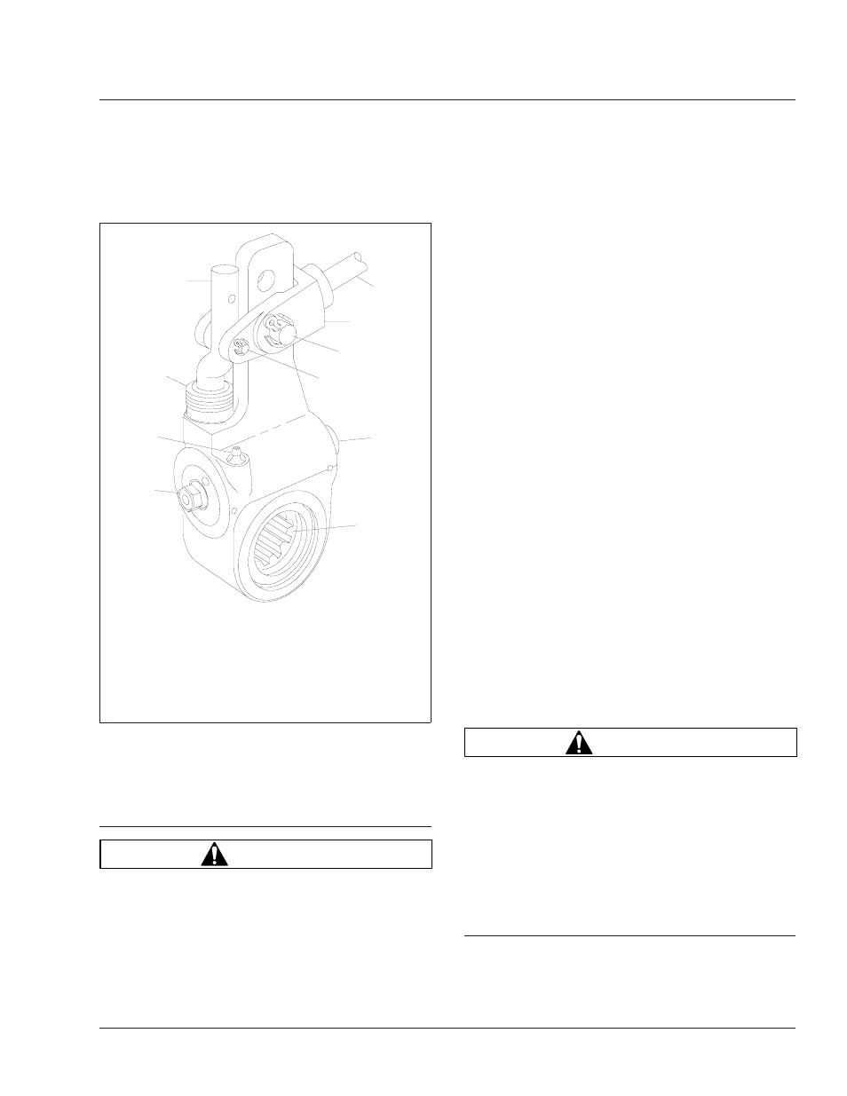 Automatic slack adjuster inspecting, gunite, Automatic slack adjuster lubricating, haldex, Brakes | 42–21 automatic slack adjuster inspecting, gunite, 42–22 automatic slack adjuster lubricating, haldex, Warning | Sterling Trucks Acterra MX User Manual | Page 111 / 135