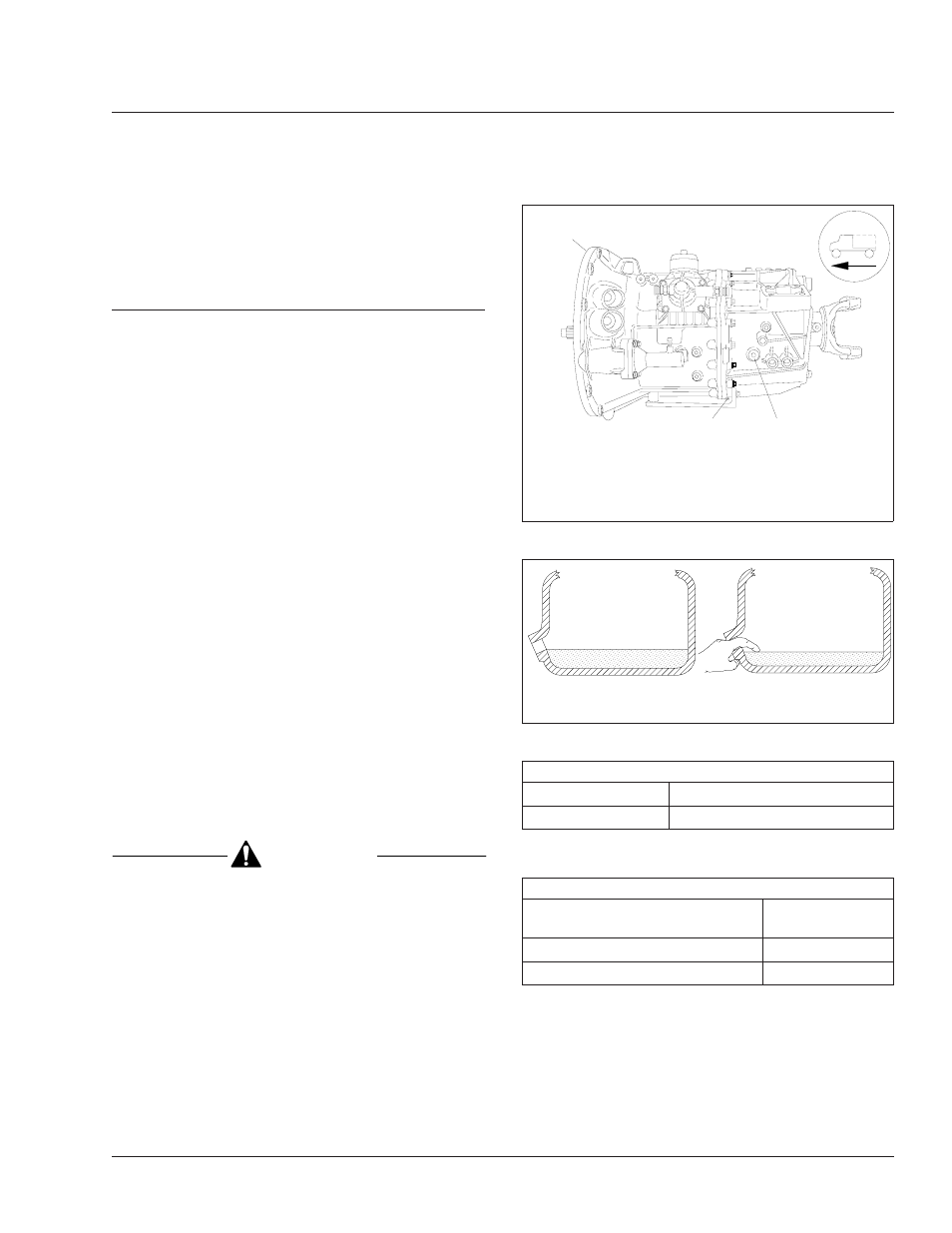 Transmission, Filling, Caution | Sterling Trucks Acterra MX User Manual | Page 64 / 135
