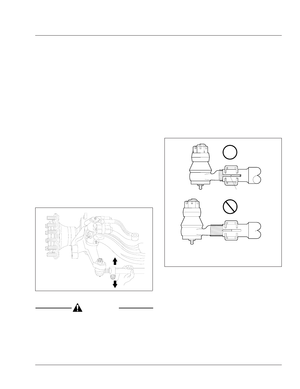 Front axle, Caution | Sterling Trucks Acterra MX User Manual | Page 85 / 135