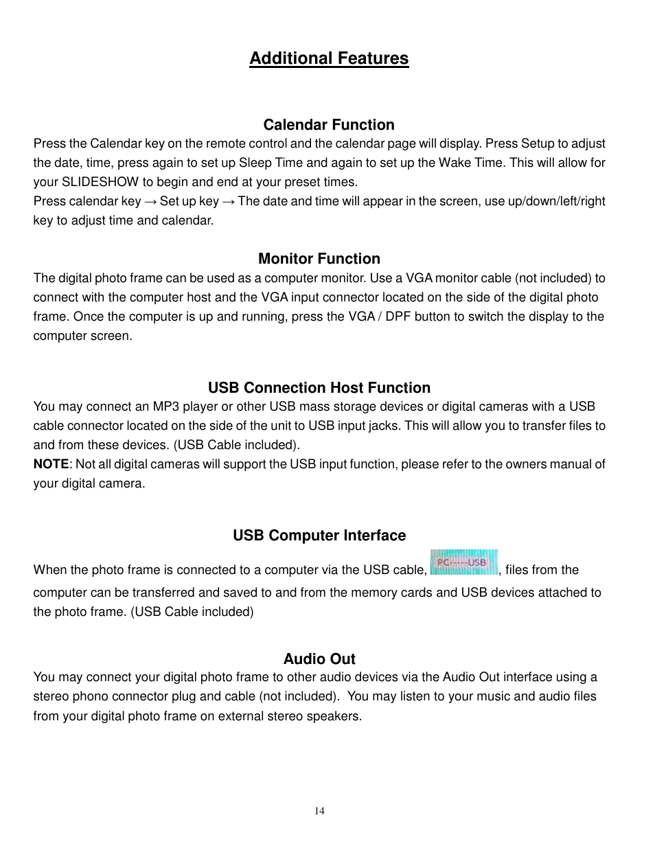 Additional features | Synapse Films 11009987 User Manual | Page 14 / 41