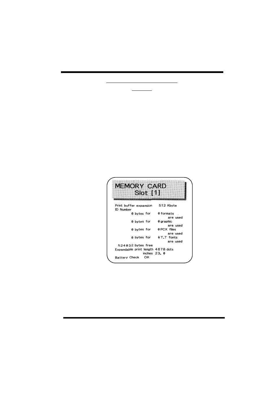 Memory card function status, Overview | SATO XL400/410 User Manual | Page 115 / 212