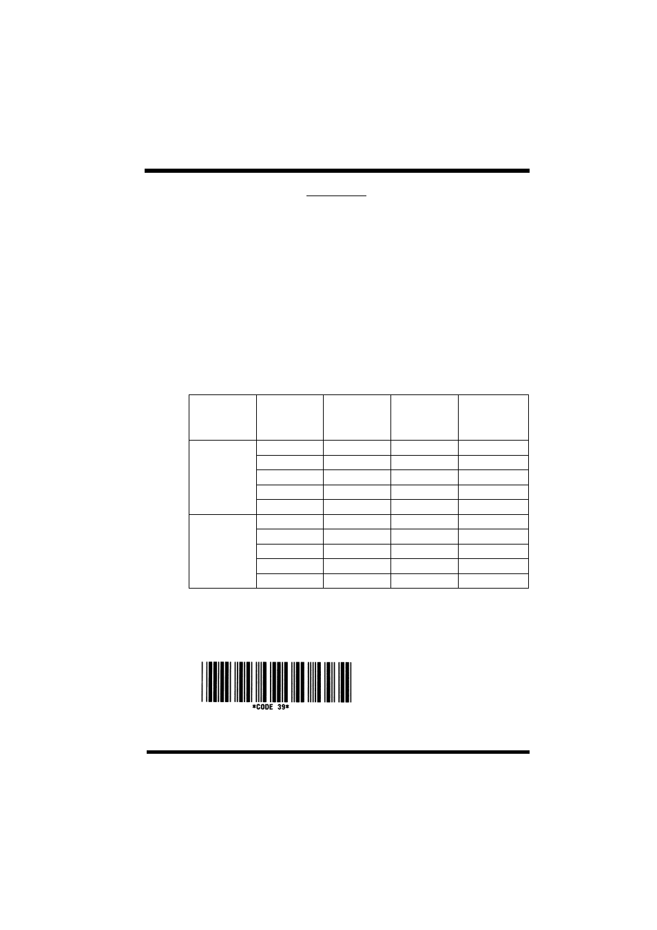 Code 39 | SATO XL400/410 User Manual | Page 135 / 212