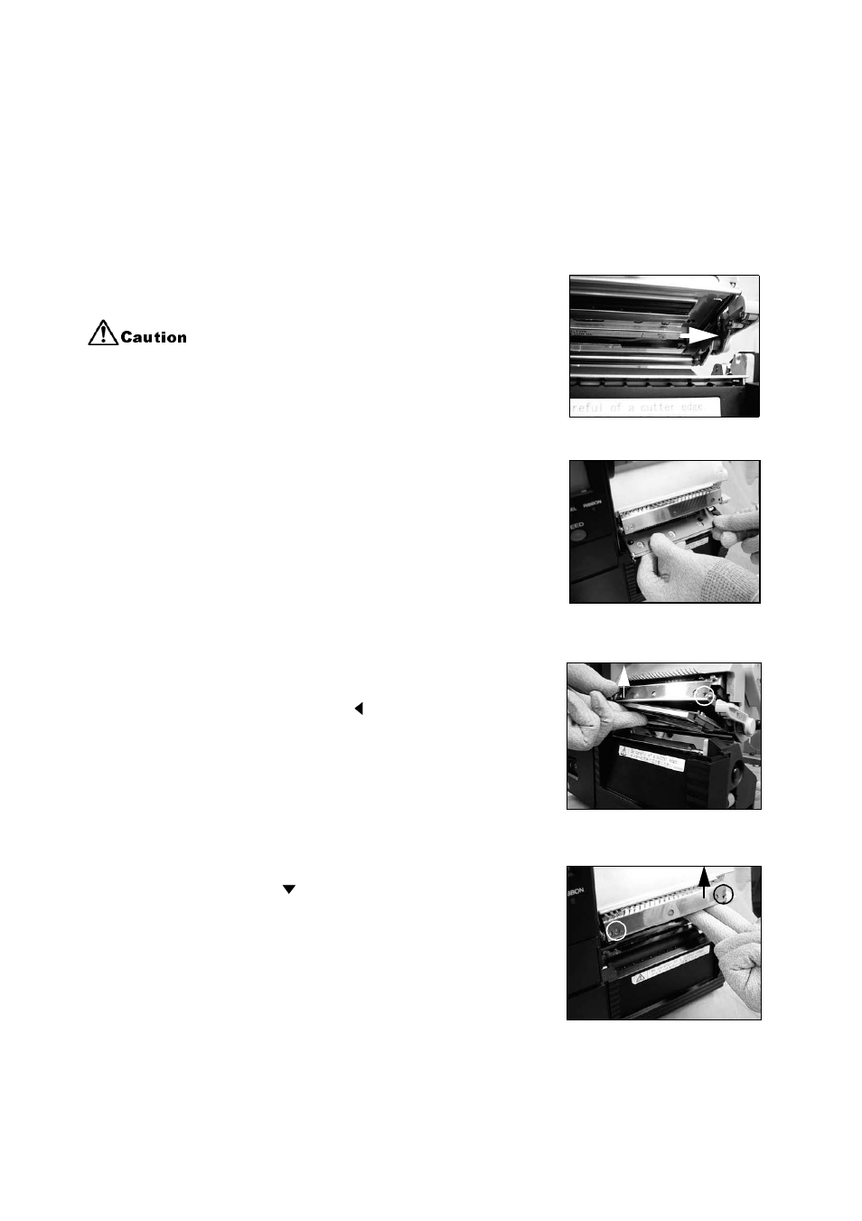 4 replacing the print head, Replacing the print head -22 | SATO GT424 User Manual | Page 34 / 152