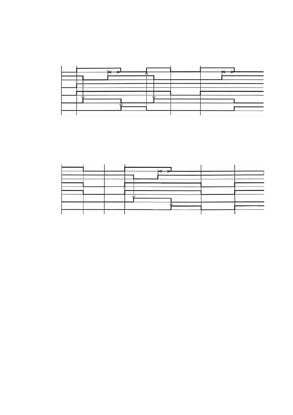 8 single job buffer, Single job buffer -7, Timing chart — normal processing | Timing chart — error processing | SATO GT424 User Manual | Page 89 / 152