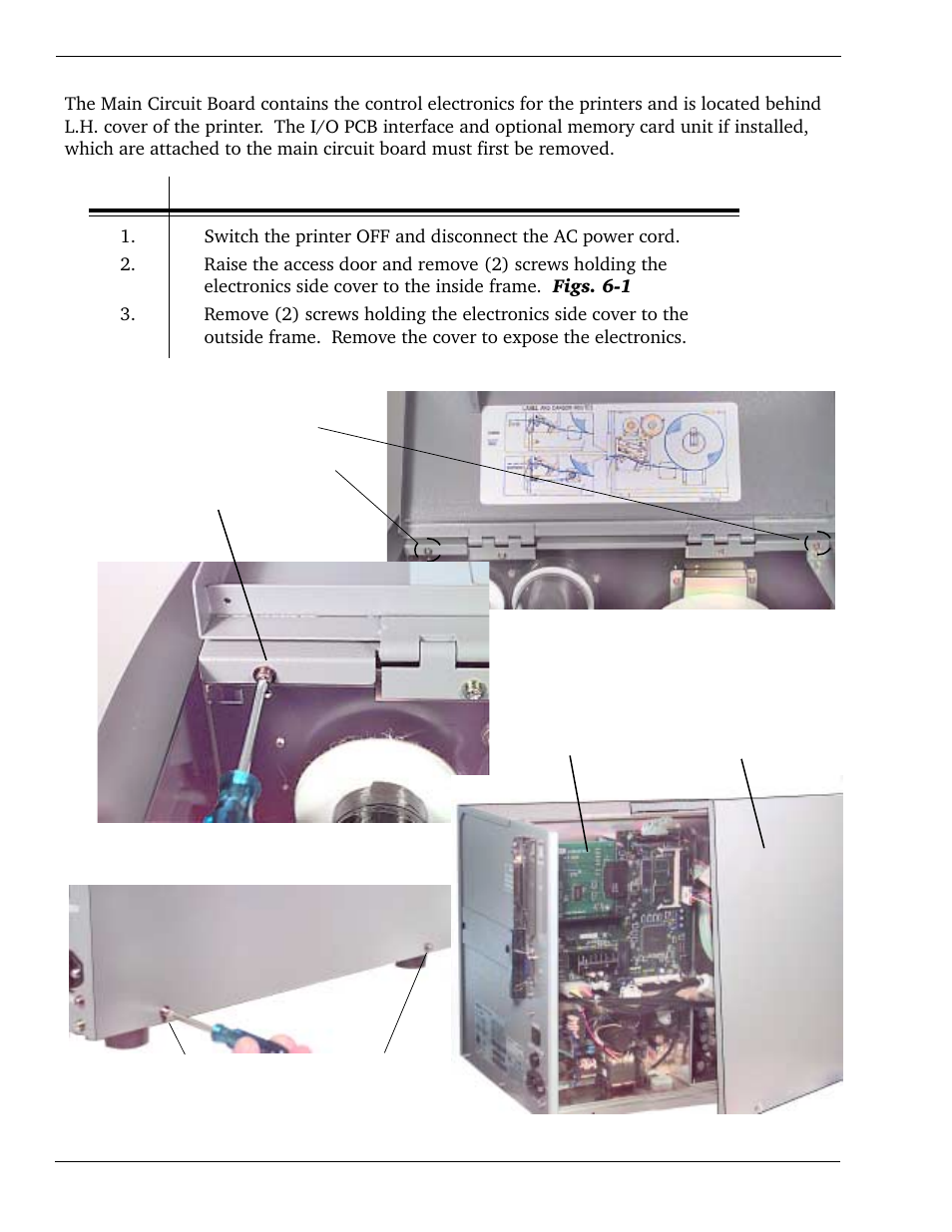 2 replacing the main circuit board | SATO CL 408e User Manual | Page 102 / 219