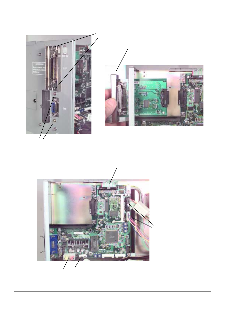 Replacing the main circuit board | SATO CL 408e User Manual | Page 104 / 219