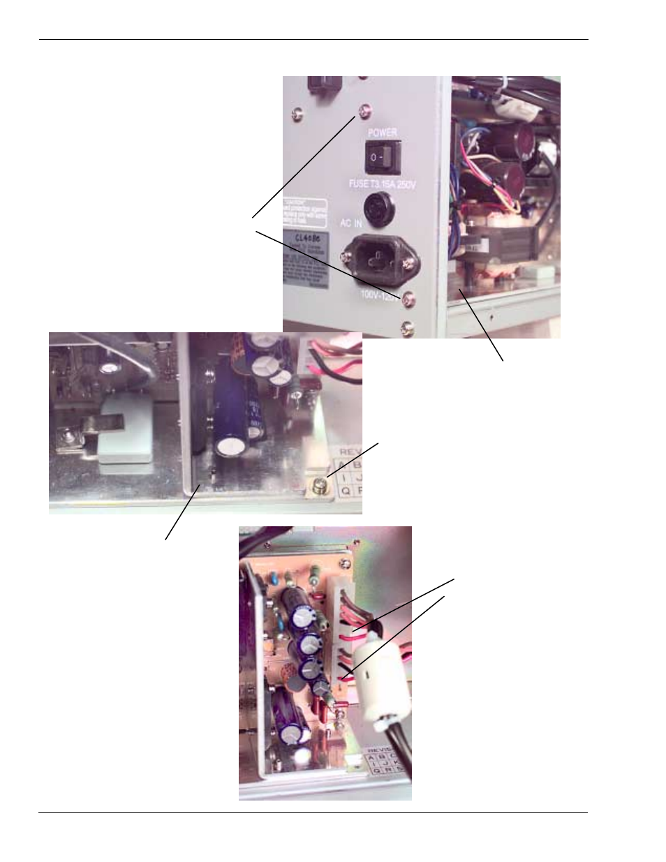 Replacing the power supply, Figs. 6-9 | SATO CL 408e User Manual | Page 110 / 219