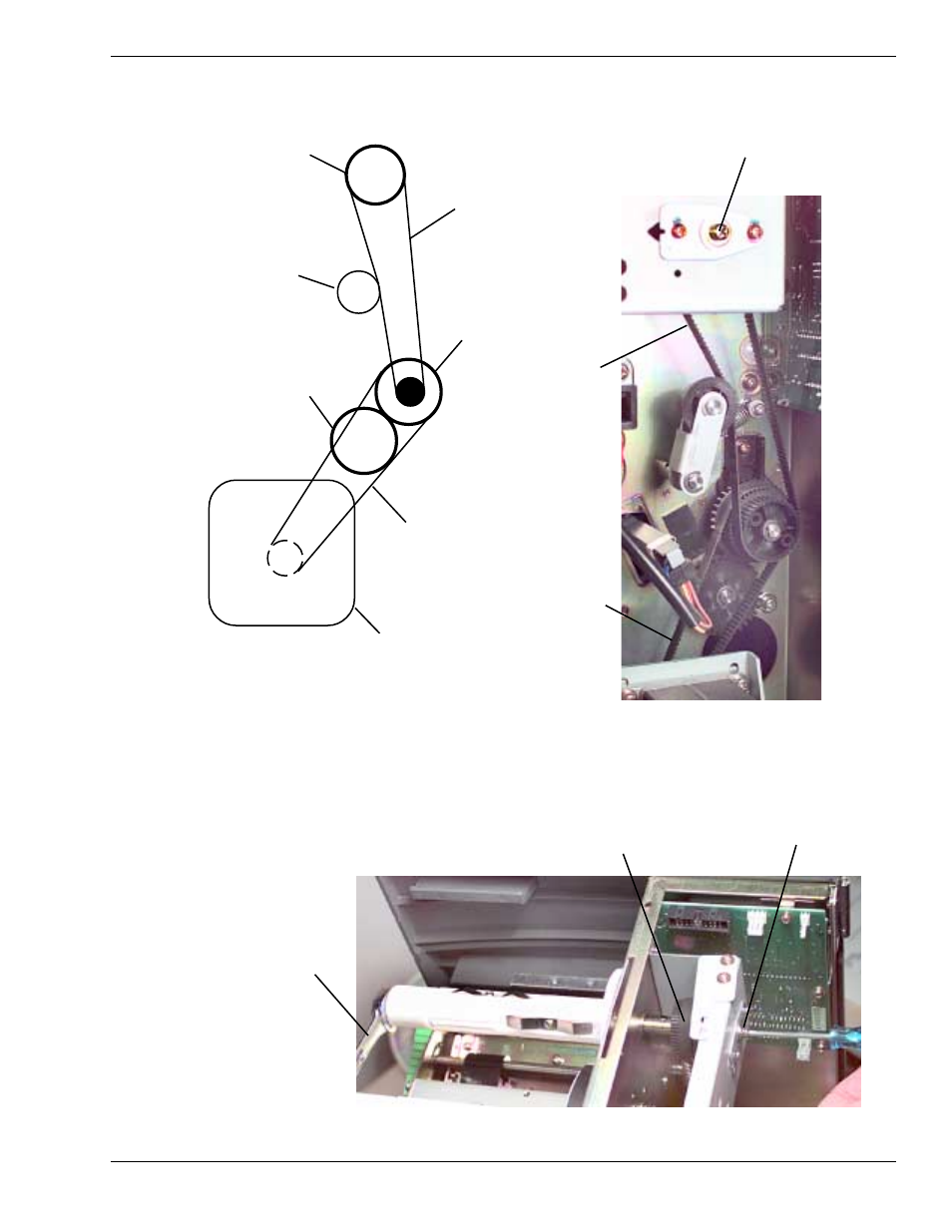 Replacing the timing belts | SATO CL 408e User Manual | Page 113 / 219