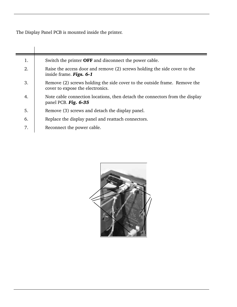 14 replacing the display panel pcb | SATO CL 408e User Manual | Page 128 / 219