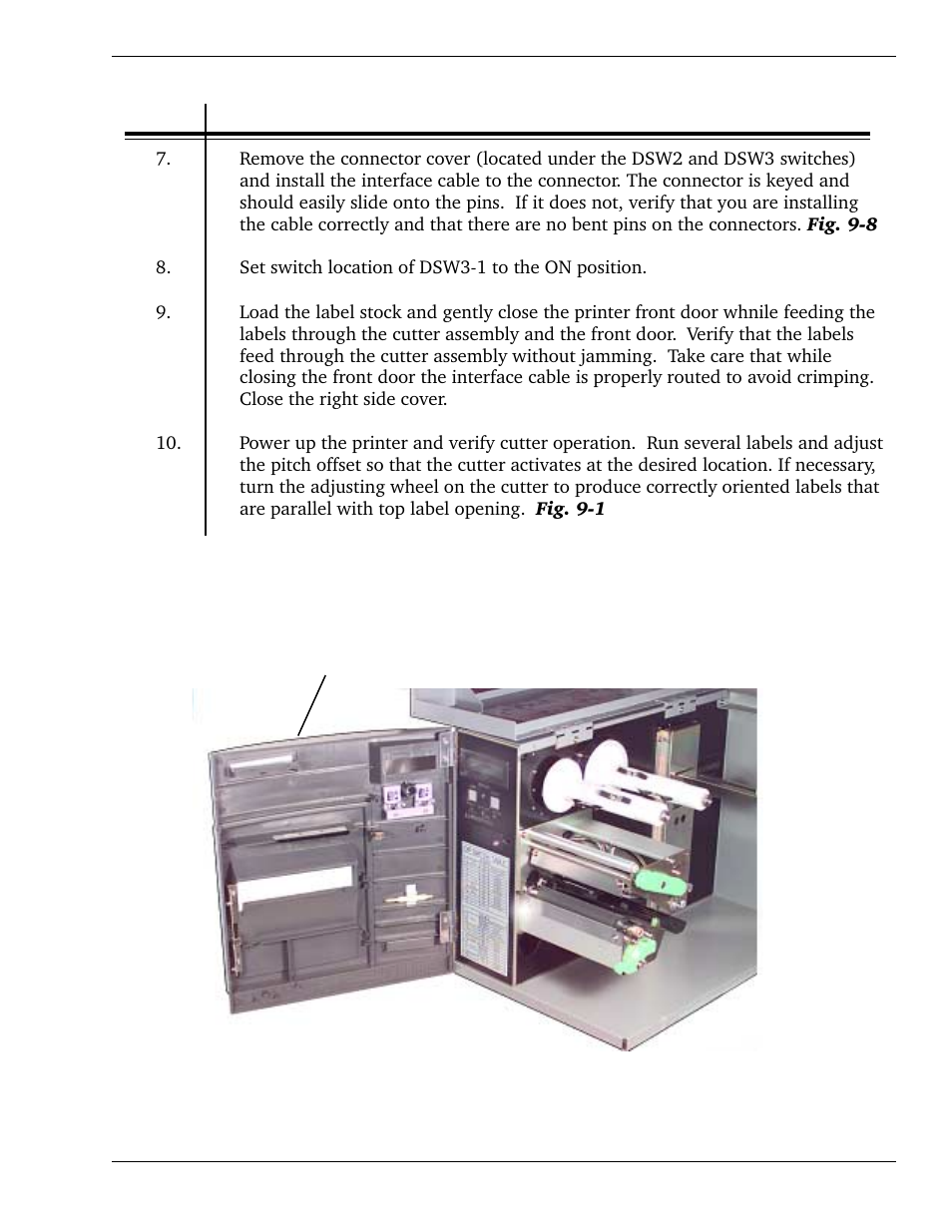 Label cutter kit installation - guillotine type | SATO CL 408e User Manual | Page 157 / 219