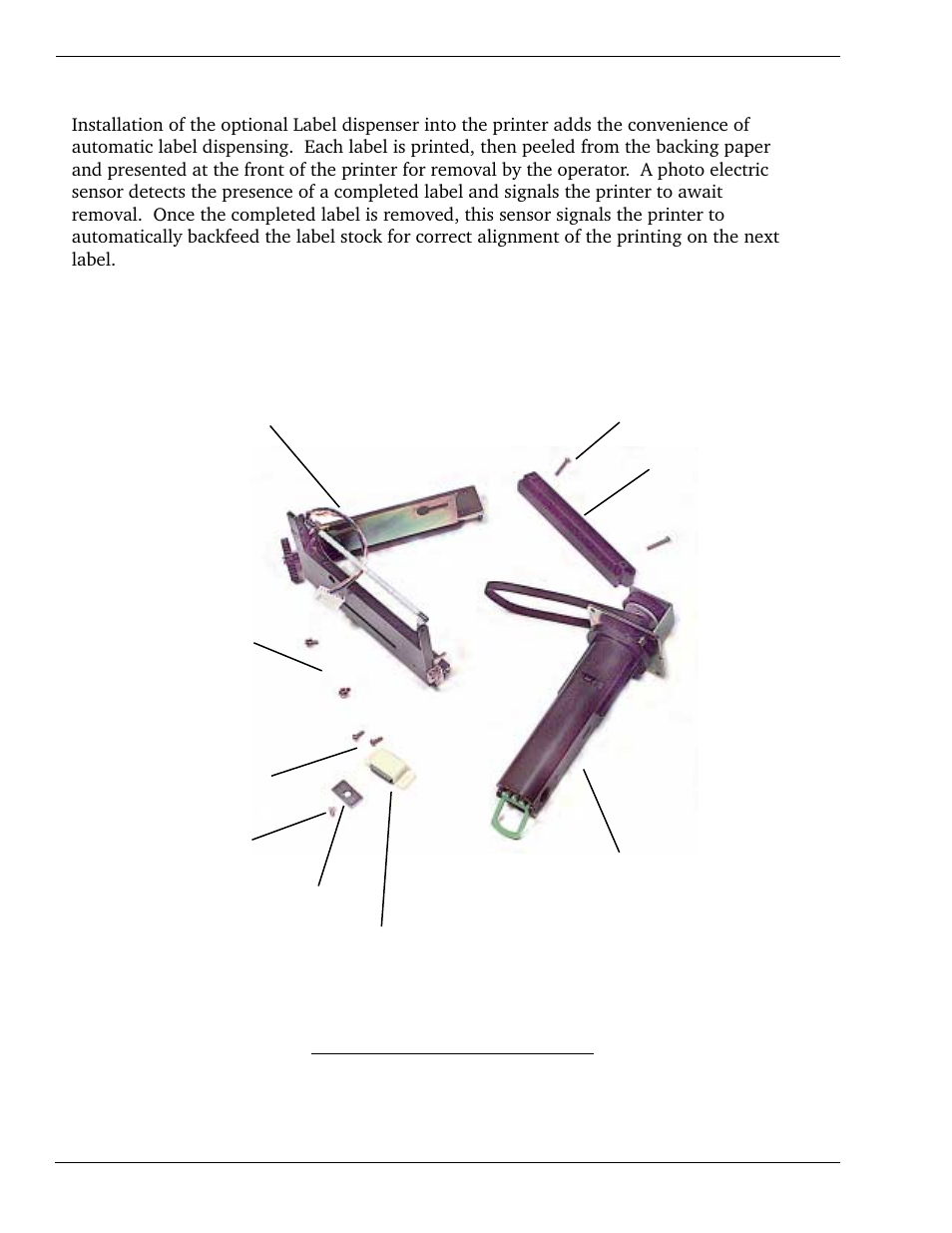 3 label dispenser installation label dispenser kit | SATO CL 408e User Manual | Page 160 / 219