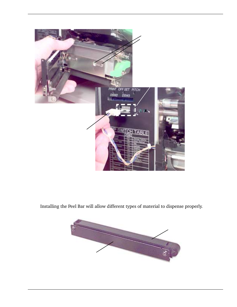 Label dispenser installation | SATO CL 408e User Manual | Page 165 / 219