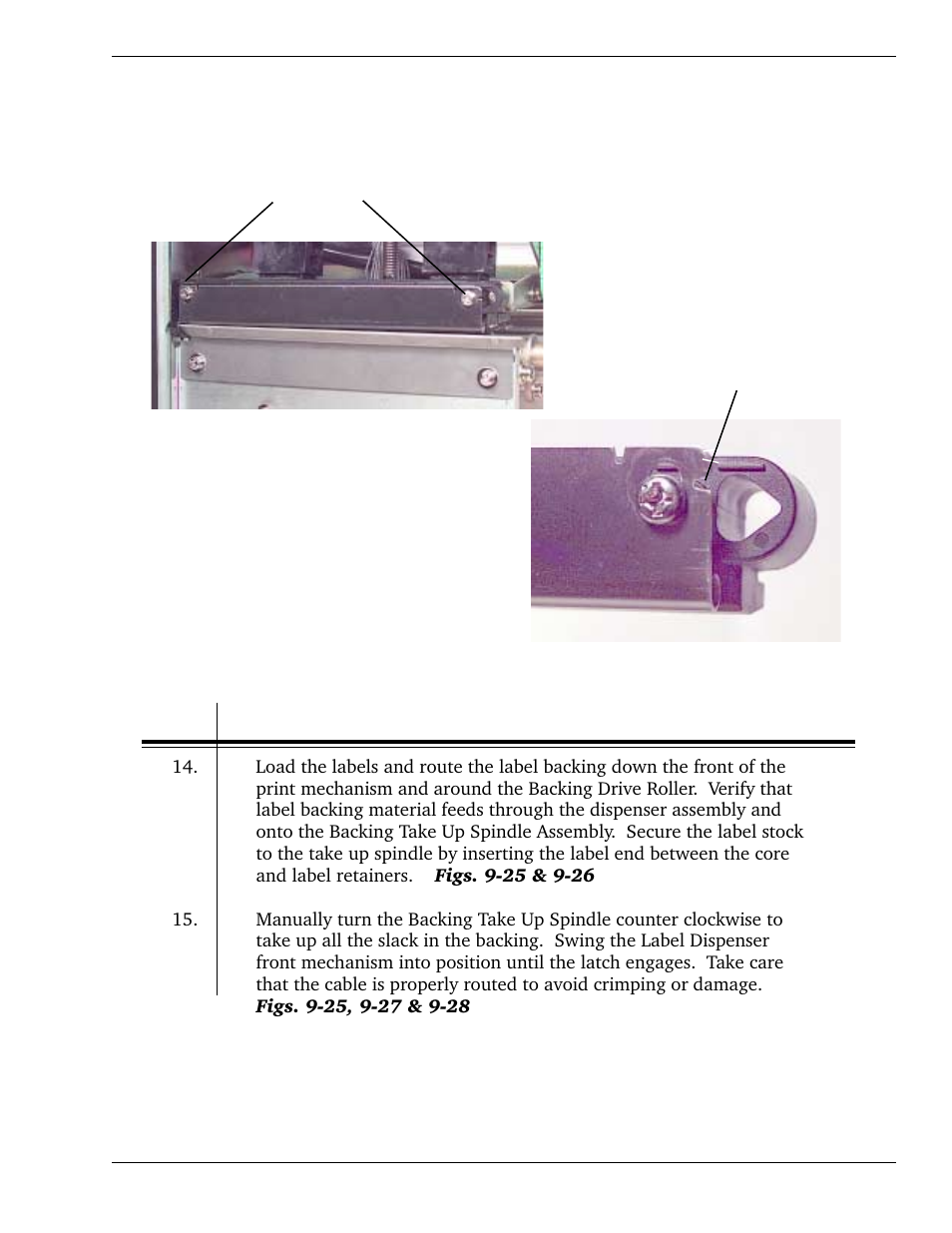 Label dispenser installation | SATO CL 408e User Manual | Page 167 / 219