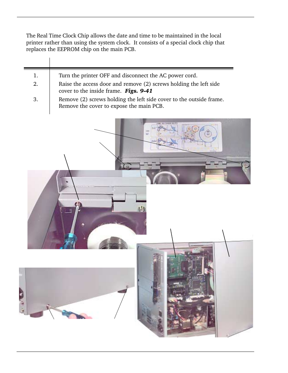 6 real time clock installation | SATO CL 408e User Manual | Page 180 / 219