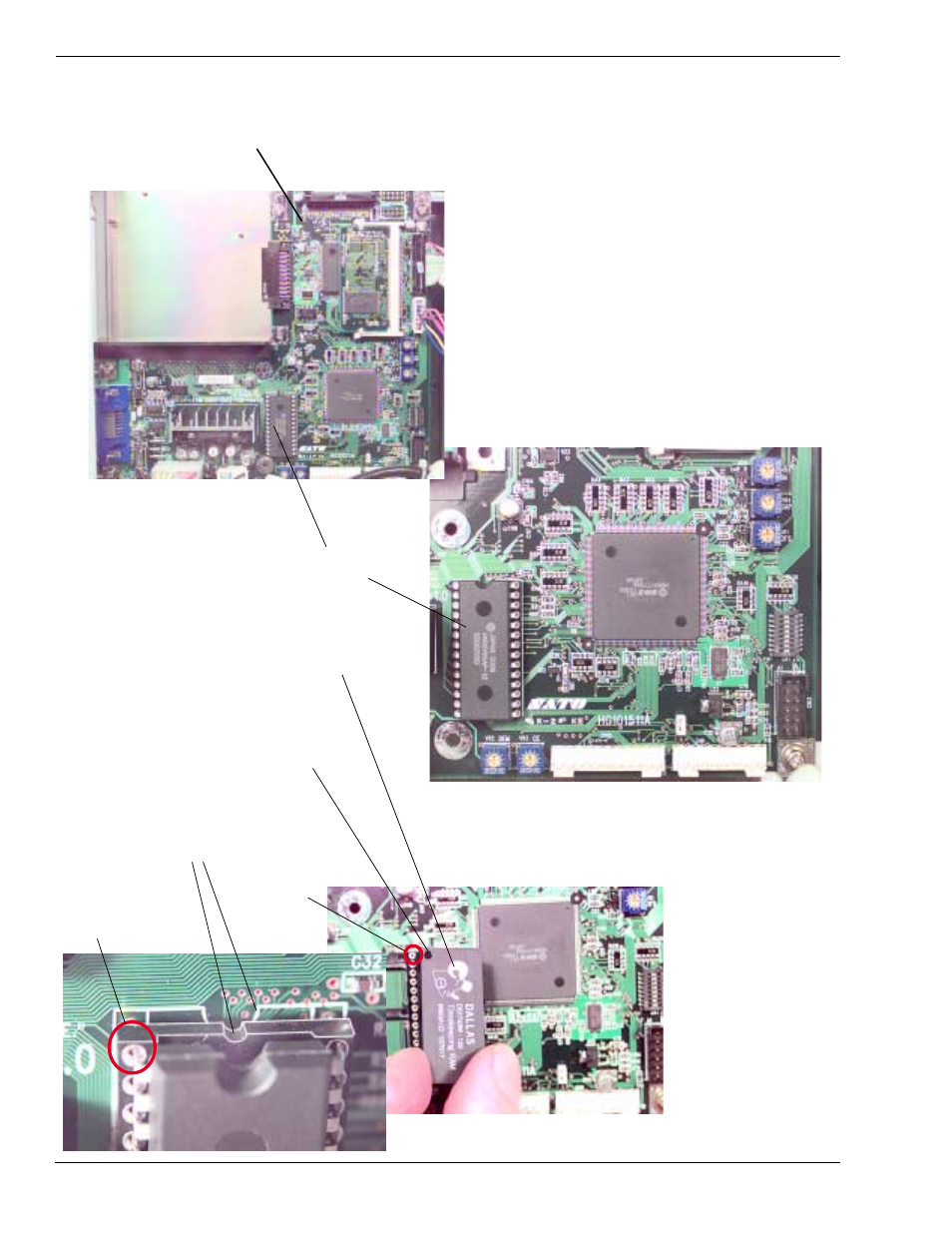 Real time clock installation, Figs. 9-42 | SATO CL 408e User Manual | Page 182 / 219