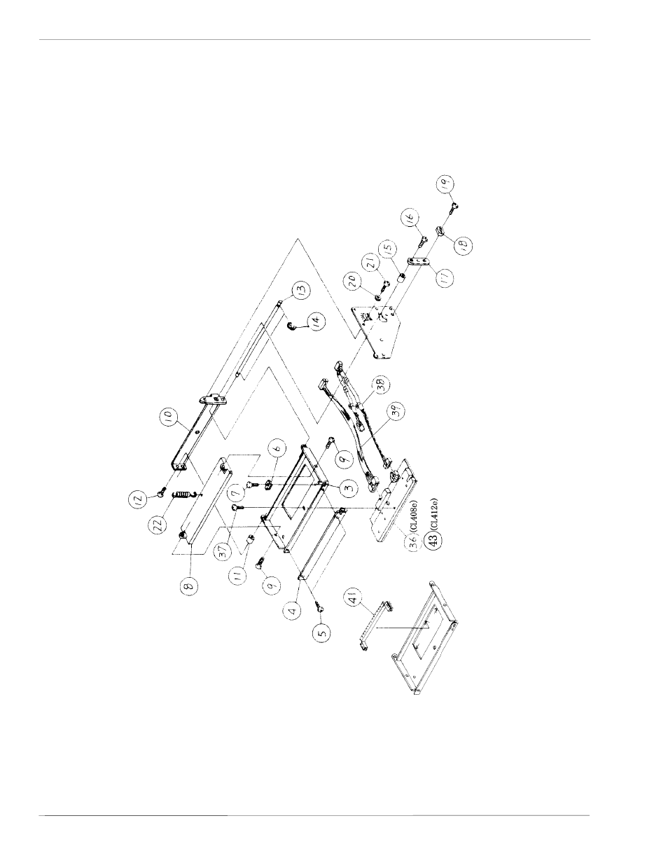 Print head assembly | SATO CL 408e User Manual | Page 192 / 219