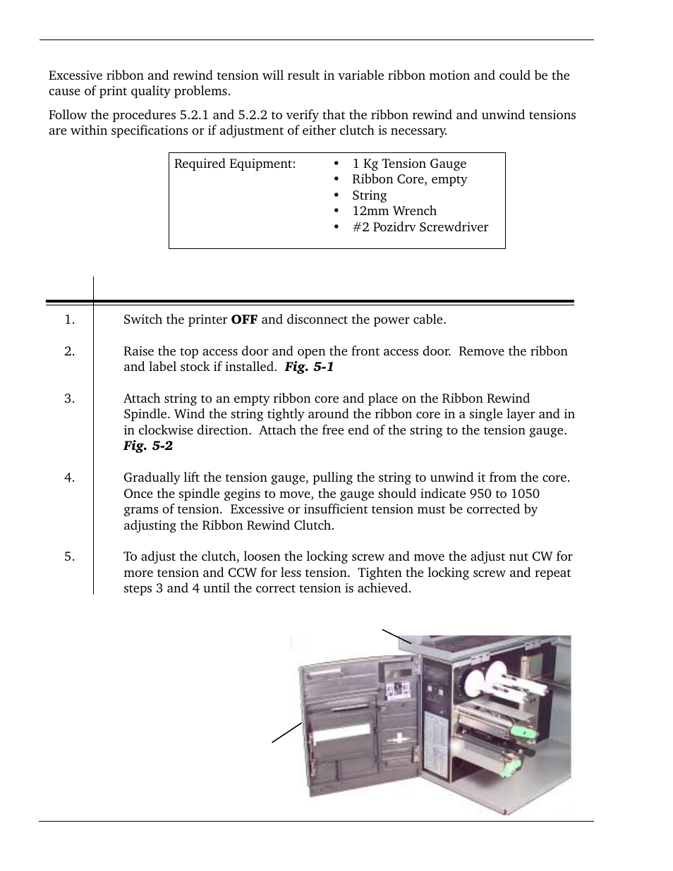 2 ribbon clutch adjustments | SATO CL 408e User Manual | Page 92 / 219